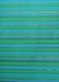 Cadeaupapier - Streep Groen - Blauw